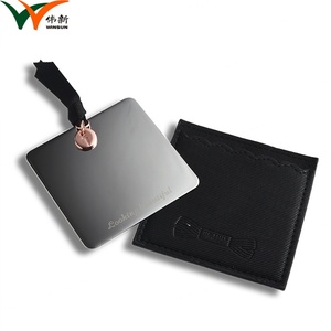 Unbreakable Stainless Steel Square Mini Card Make up Pocket Mirror - Product Image 4