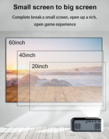 Mini projecteur portable HD connexion WiFi sans fil, haute résolution pour bureau, offre spéciale