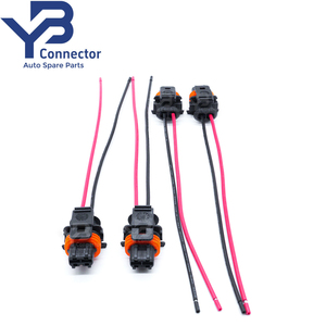 Connecteur femelle étanche <span class=keywords><strong>2</strong></span> broches pour injecteur diesel automobile 1928404072 avec câble de raccordement - Product Image 3