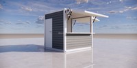 Skyacross2609 Changxu Conteneur pop-up mini 10 pieds pour café/boutique/bar/restaurant rapide/marché de proximité/kiosque/stand