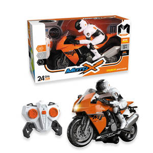 Moto RC Stunt 2,4G 3 canaux - <span class=keywords><strong>Action</strong></span> rapide avec 360 °   <span class=keywords><strong>Voiture</strong></span> télécommandée, jouet d'extérieur idéal pour les enfants - Product Image 1