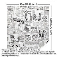 Papier peint autocollant épais vintage européen à motifs floraux, imperméable, rétro, pour chambre à coucher, café, décoration murale