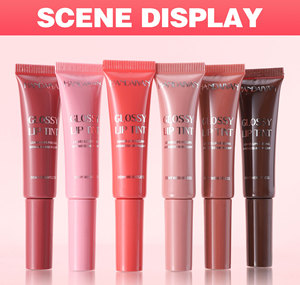 ลิปกลอสเนื้อเจลลี่ 6 สี เงางาม ชุ่มชื้น ไม่ติดแก้ว กันน้ำ ติดทนนาน 24 ชม. ขายส่ง - Product Image 2