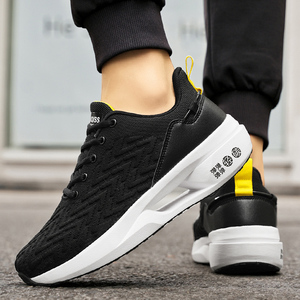 Zapatos Deportivos Casuales para Hombre, Diseño Elegante de Corte Bajo para Caminar y Correr al Aire Libre, Suelas de Goma Duraderas, Cierre con Cordones Transpirables - Product Image 5