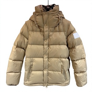 High Quality Men's Long <b>Thin</b> Bubble <b>Jacket</b> <b>Waterproof</b> Latest Fashion Style Customized Logo Wholesale Price Custom Sizes Shining - Product Image 1