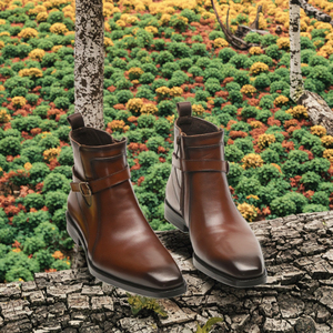 New Arrival Men's Genuine Leather Ankle Zip-Up Thermal Winter Boots Comfortable Trendy Casual Walking Shoes Driving Footwear - Product Image 3