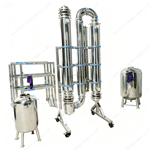 200L par heure FFE <span class=keywords><strong>film</strong></span> tombant évaporateur <span class=keywords><strong>film</strong></span> d'évaporation d'éthanol - Product Image 1