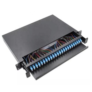 1U 19 Inch Frame Type Fiber Optic Equipment Rack Mount Optical SC/UPC <strong>FOPP</strong> Terminal Box 24/36/48 Port Fiber Optic Patch Panels - Product Image 2