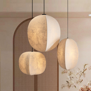 Lampadario moderno semplice lanterna giapponese retrò ristorante Teahouse B & B creativo lampada a sospensione Wabi-silenzioso lampadario commerciale - Product Image 2