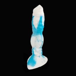 21.5CM LONG Factory Price Sex Toys Good Orgasm Sex Toys Animal Fashion Nice Dog Wolf <b>Dildo</b> for Female - Product Image 4