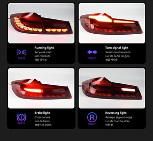 Conjunto de Lentes de Luz Trasera Compatible con BMW Serie 5 G30 (17-20) con Señal de Giro LED Integrada, Nuevo Estado CG-G30-001 - Product Image 6