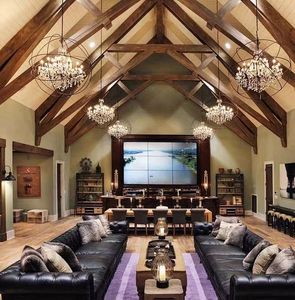 Lampe suspendue vintage industrielle américaine Orb Crystal Chandelier Hardware <span class=keywords><strong>Metal</strong></span> <span class=keywords><strong>Cage</strong></span> LED Candle Bulbs Restoration Lighting - Product Image 4