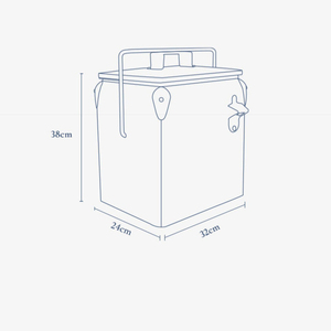 Glacière Métallique Vintage Écologique 13L Personnalisable, Étanche, Légère avec Poignée et Décapsuleur – Promotion Alimentaire, Bière, Boissons - Product Image 3