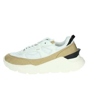 Zapatillas Deportivas para Hombre, Blancas y Beige, de Lona, Modernas, Talla 42 - Product Image 1