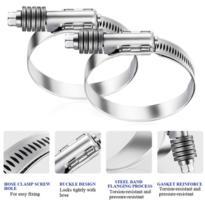 Heavy Duty American Type Stainless Steel Constant Tension <strong>Hose</strong> Clamp Universal Safety Constant Torque Metal <strong>Hose</strong> Clamp - Product Image 5