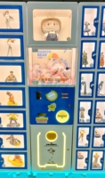 WANGERBAO Armoire de récompenses d'arcade personnalisable en métal pour intérieur, avec accepteur de pièces et système de clé maîtresse, pour borne à griffes