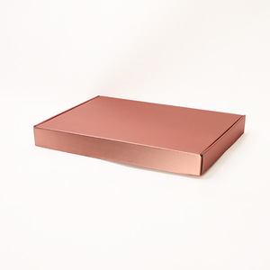 Wholesale Recycled Kraft Corrugated Shipping Box Pink Customized Paper Boxes for Clothing Underwear Christmas Gift Box