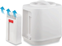 Composteur de déchets alimentaires pour la cuisine et la maison |   Composteur électrique en acier inoxydable 0,5 HP transformant les déchets en engrais organique |   Inodore