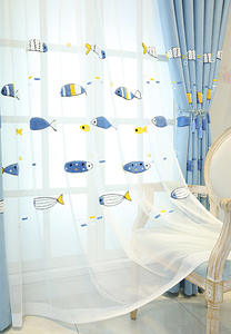 <span class=keywords><strong>Tende</strong></span> semplici di lino di cotone nordico <span class=keywords><strong>per</strong></span> camere da letto <span class=keywords><strong>per</strong></span> bambini con finestra piatta <span class=keywords><strong>per</strong></span> ragazzi stanze delle ragazze con ricami di cartoni animati oscuranti - Product Image 6