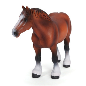 Statua Modello Cavallo da Carrozza Pesante in PVC Solido per Simulazione, Giocattoli e Statuette di Animali Cavallini, Vendita all'Ingrosso - Product Image 2