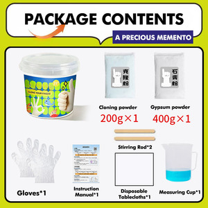 <span class=keywords><strong>Kit</strong></span> de <span class=keywords><strong>moulage</strong></span> <span class=keywords><strong>3D</strong></span> pour mains, pour couples ou familles, avec plaque de fixation, cadeaux DIY pour anniversaire, sculpture souvenir pour elle et lui, mariage, enfants - Product Image 2