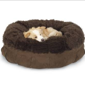 Hersteller Bestseller Warm gemütlich Soft Canvas Haustier bett für Hunde Nest rutsch festes Katzen nest für Kätzchen Luxus Kunst pelz Hunde betten - Product Image 4