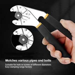 Chiave a pinza aperta da 8 pollici chiave universale multifunzione regolabile pinza chiave pinza pinza multiutensile per <span class=keywords><strong>riparatore</strong></span> - Product Image 5