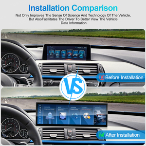 หน้าจอแอนดรอยด์ขนาด 14.9 นิ้วสำหรับรถยนต์ BMW ซีรีส์ เครื่องเล่นมัลติมีเดีย วิทยุ สเตอริโอ รองรับ Carplay ระบบนำทาง GPS อัพเกรดจอภาพในรถยนต์ - Product Image 6