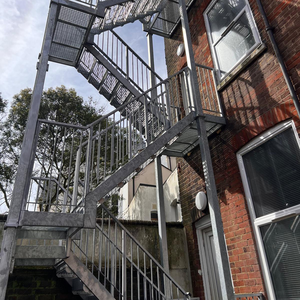 Escaleras de Escape de Incendios Industriales de Metal, Peldaños Galvanizados, <span class=keywords><strong>Escalones</strong></span> Compuestos para Exteriores, Alto Estándar de Seguridad - Product Image 6