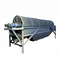 Prix de la machine à tamis à tambour à trommel rotatif pour l'extraction de l'or et du sable du sol