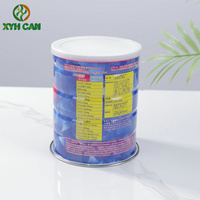 Boîtes de conserve 401 # provenant du fabricant pour graines de melon en poudre collations aux algues autres collations boîtes en fer blanc personnalisées pour le lait à biscuits