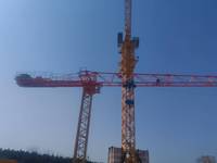 Grúa Torre de Construcción sin Plataforma HAISHAN 1.5T 18.7M con Motor, Caja de Cambios y Engranajes QTP20-HS2506P