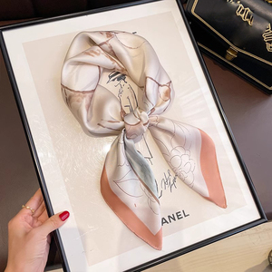 Sciarpe <span class=keywords><strong>di</strong></span> <span class=keywords><strong>seta</strong></span> <span class=keywords><strong>di</strong></span> Design nuovo WJ1026-296 stampa <span class=keywords><strong>di</strong></span> fiori Designer <span class=keywords><strong>Foulard</strong></span> lunghe sciarpe <span class=keywords><strong>di</strong></span> <span class=keywords><strong>seta</strong></span> per le donne alla moda - Product Image 5