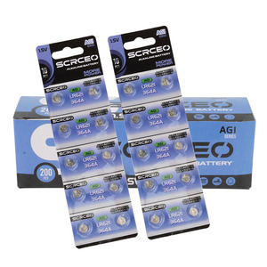 Pile bouton pour montre Ag1, pile LR621 1,55 V, piles bouton de type pièce de monnaie - Product Image 1