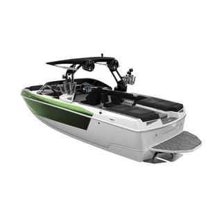 2022 Exclusivo de lujo OEM Cruising Party Barco de fibra de vidrio Lujosos remolcadores de surf con motor fuera de borda Fábrica de China - Product Image 1