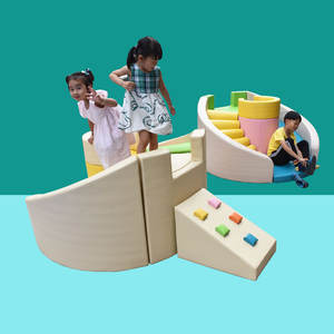 Équipement d'intérieur de jeux pour enfants, terrain de jeux, escalier arrondi avec mousse, jeu sensoriel pour bébé - Product Image 4