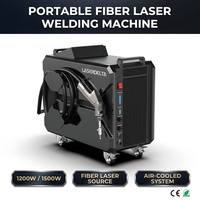 Machine laser à fibre portative 5 en 1 CNC neuve, 1200 W 1500 W, pour le soudage, la découpe, le nettoyage et l'assemblage des métaux