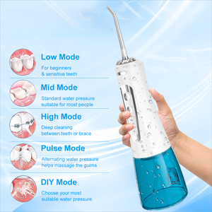 Baolijie GS106 irigator Oral portabel sempurna, <span class=keywords><strong>Flosser</strong></span> air 300ML untuk pembersih gigi saat bepergian - Product Image 1