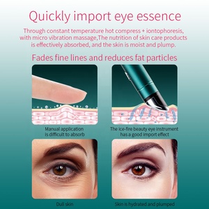 Bacchetta per massaggio a vibrazione riscaldata a 42 gradi massaggiatore per occhi caldo e freddo antietà per occhiaie antirughe - Product Image 2