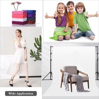 Éclairage de studio professionnel, boîte à lumière parapluie, lampe vidéo LED, télécommande, température de couleur réglable, métal