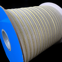 Bande d'étanchéité d'angle en fibre tressée de haute qualité en aramide, graphite et PTFE pour valve et pompe