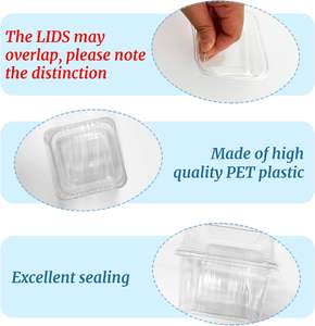 ABL PACK 255ML/8.5oz วาเลนไทน์โรแมนติกอลูมิเนียมฟอยล์รูปหัวใจเตาอบปลอดภัยแม่พิมพ์เค้กพร้อมฝาปิด - Product Image 5