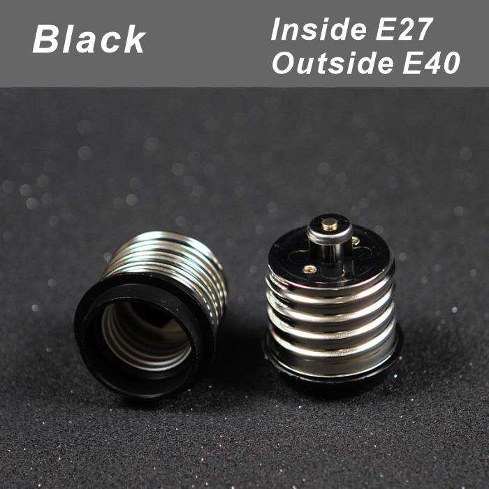 Noir E40 à E27