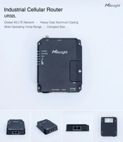 Routeur cellulaire industriel Milesight UR32L Lite Routeur 4G LTE pour ATM Surveillance des installations de vente intelligentes
