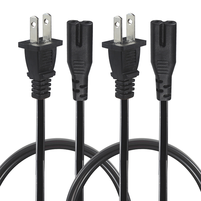 American Power Plug Extension With Ac Output 6ft Us C7 Power Cord Adapter for Home Appliance Pvc Jacket Female Iec End Type