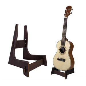 Solid Wood A-Frame Floor <strong>Stand</strong> <strong>for</strong> <strong>Cello</strong> Guitar Vertical Display Padded Cradle Anti-Slip Musical Instrument Accessory - Product Image 6