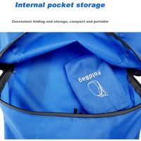 Sac à dos de voyage ultraléger, sport, extérieur, portable, pliable, avec logo personnalisé