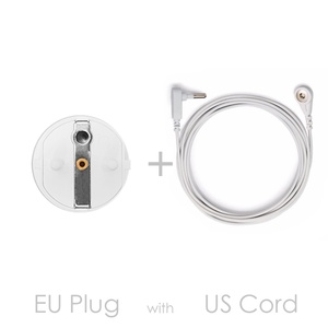 ปลั๊กแปลงไฟแบบเรียบง่ายทำจากโพลีเอสเตอร์ สายดินแบบมีสายต่อ ปลั๊กป้องกันไฟฟ้าสถิต เป็นมิตรกับสิ่งแวดล้อม ชุดผ้าปูที่นอนสำหรับใช้ในบ้าน แผ่นรองดิน - Product Image 3