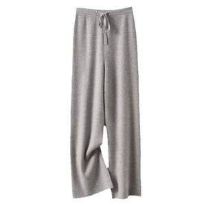 Fabricants Vente en gros 2025 Nouveau 100 Laine Rembourrée Taille élastique Anti-boulochage Taille haute Tricoté <span class=keywords><strong>Pantalon</strong></span> large Femmes 146 - Product Image 5