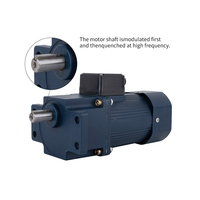 Moteur à engrenages à induction AC monophasé 220V 50Hz 4P 15W à couple élevé et faible régime, rapport d'engrenage 1:18, bride